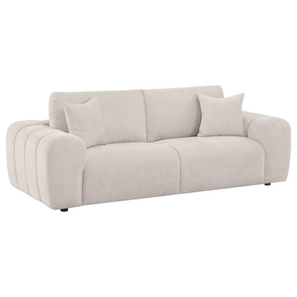 Burnett - Chenille Upholstered Sofa Set Coaster Fine Furniture
