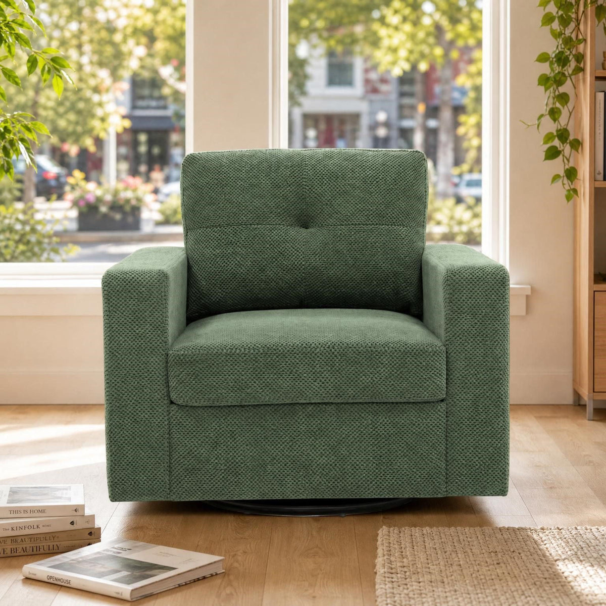 360 Degree Rotation Single Sofa Chair For Living Room Home Essentials