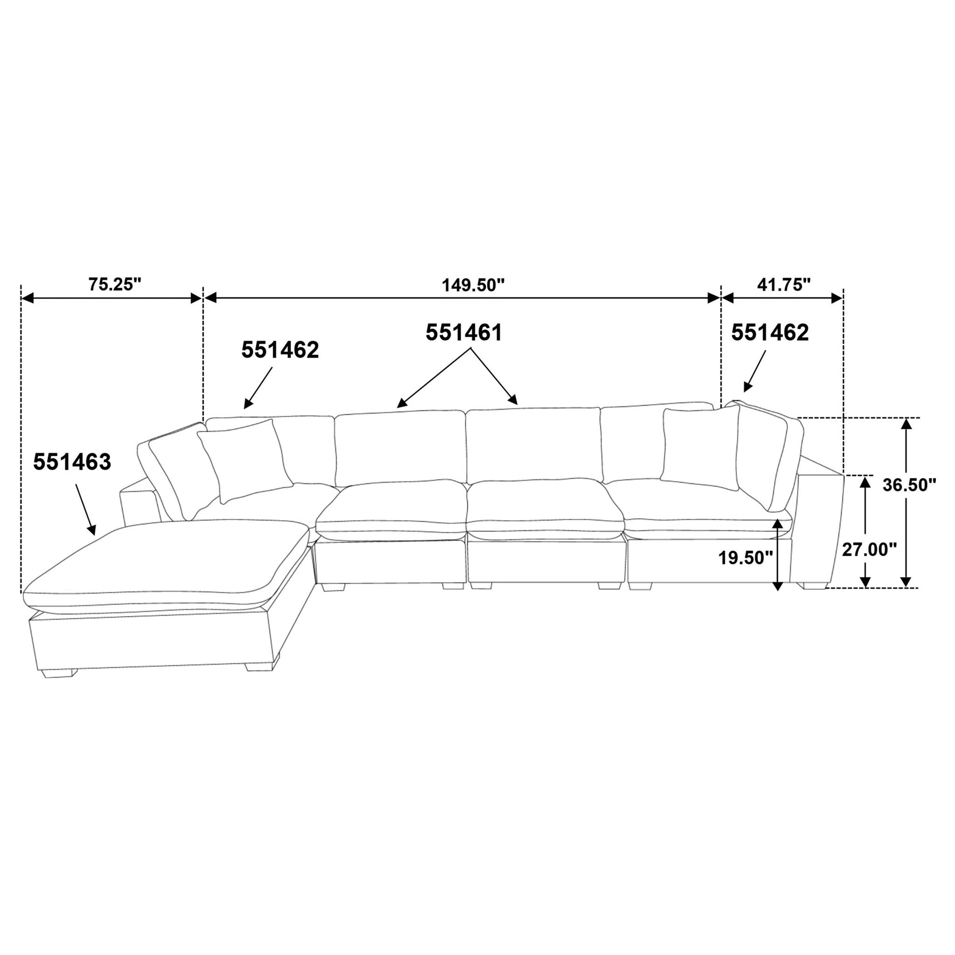 Ridgemont - Sectional Sofa Furniture Max