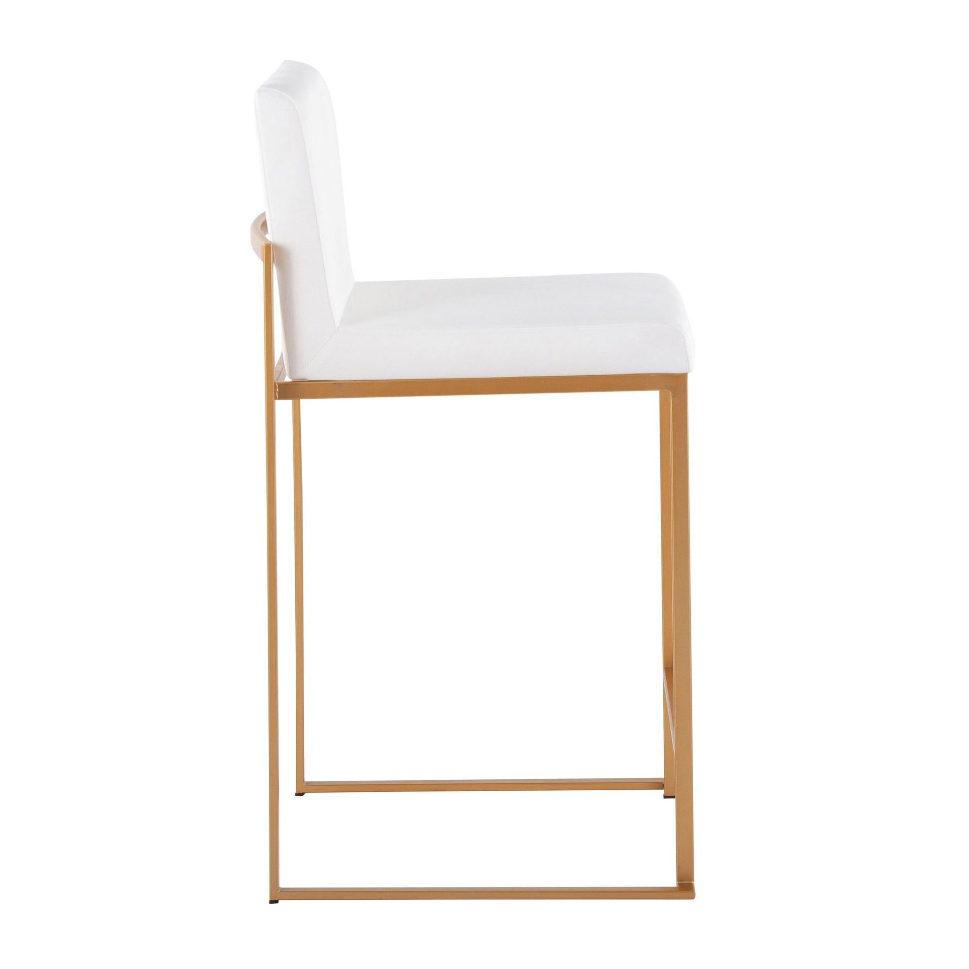 Fuji - Contemporary High Back Stylish Counter Stool Lumi Source