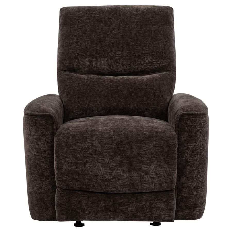 Navarro - Chenille Upholstered Glider Recliner Coaster Fine Furniture
