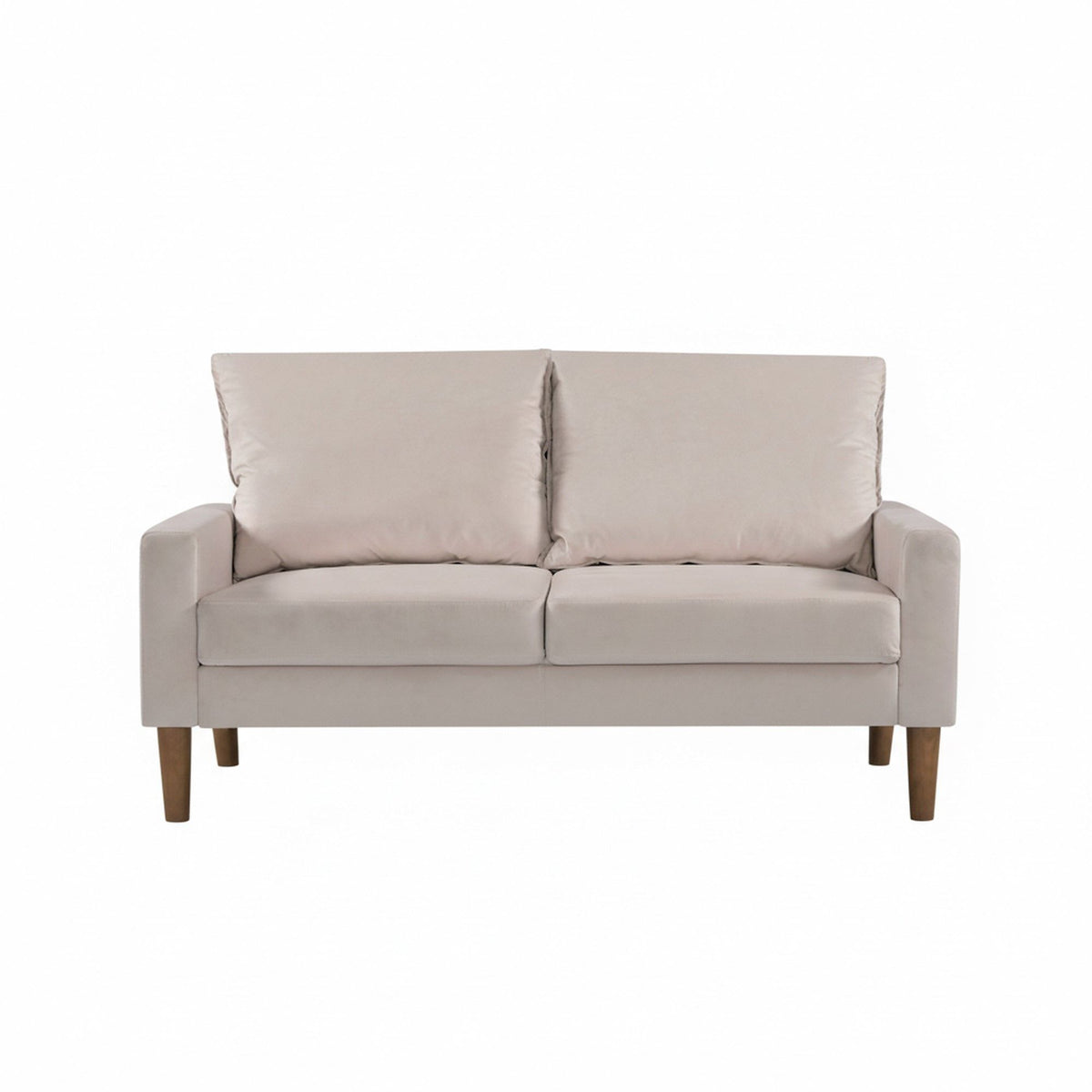 Upholstered Loveseat Sofa, 2 Seater Couch For Living Room Apartment US Pride