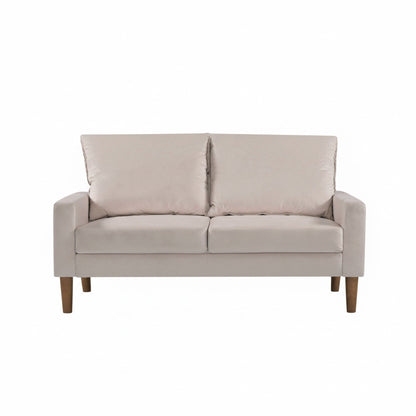 Upholstered Loveseat Sofa, 2 Seater Couch For Living Room Apartment US Pride