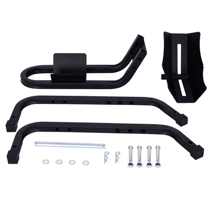 Heavy Duty Motorcycle Front Tire Chock For 17" 21" Wheels Stand 1200 Lbs Capacity - Black Daily Nest