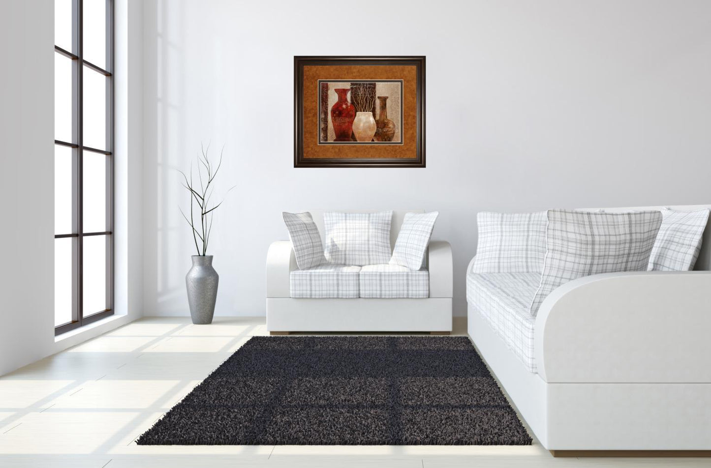 Mediterranean Style I By Nan - Framed Print Wall Art - Dark Brown