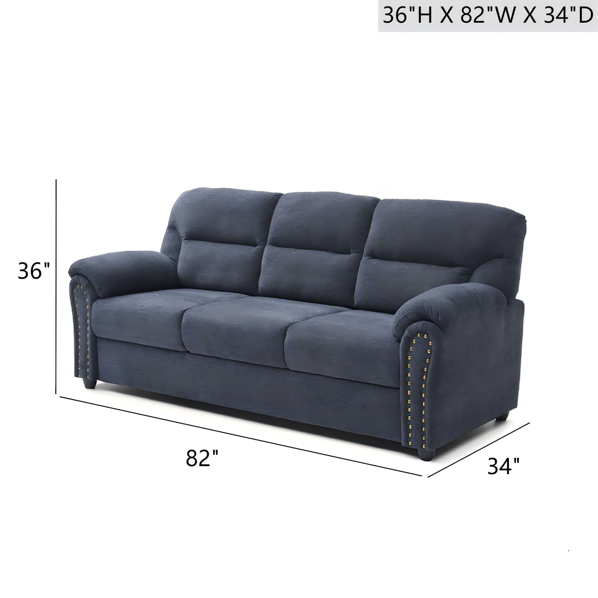 Hamilton - Sofa With Nailhead Trim Glory Furniture