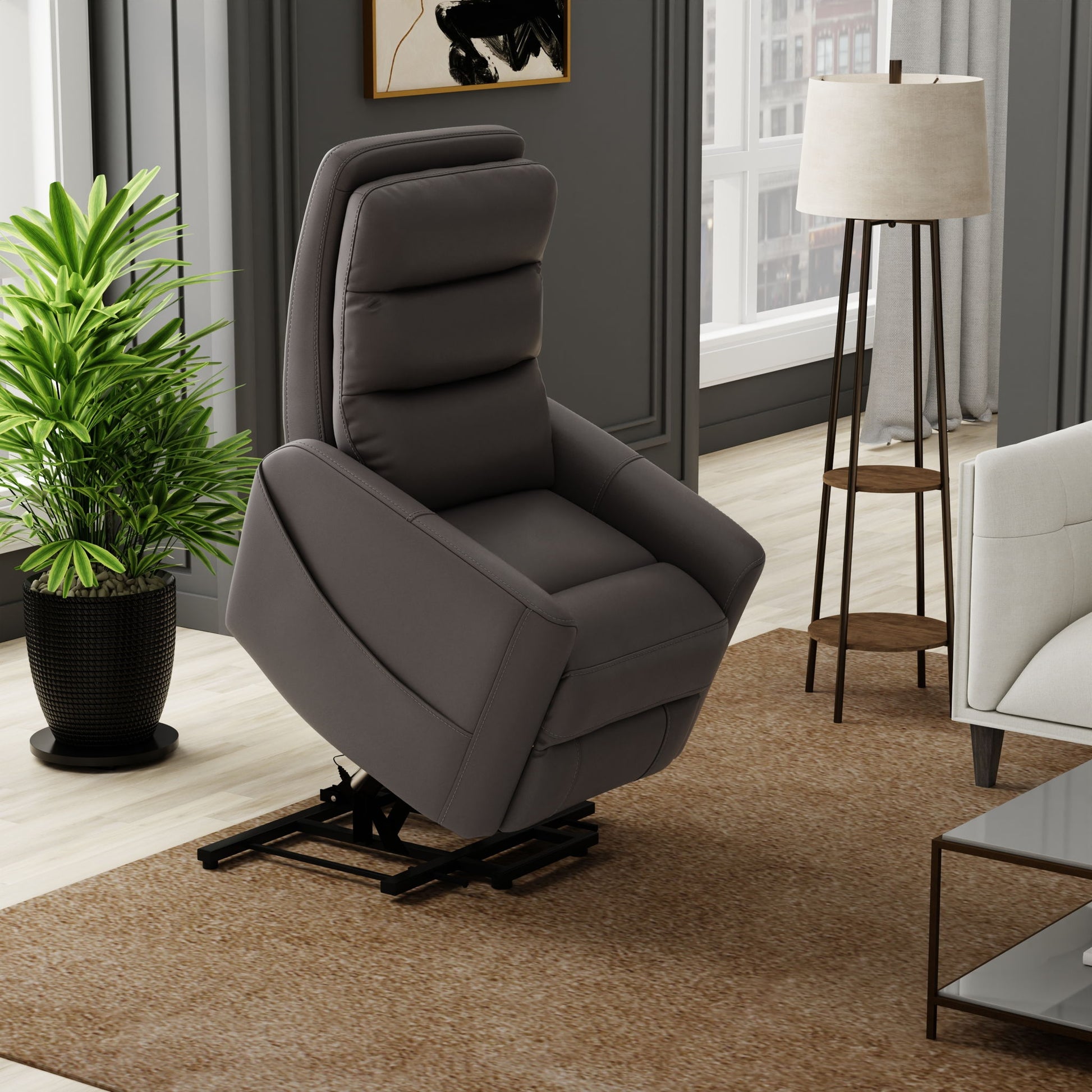 Bentley - Power Lift Chair With Full Recline And USB Charging Home Essentials
