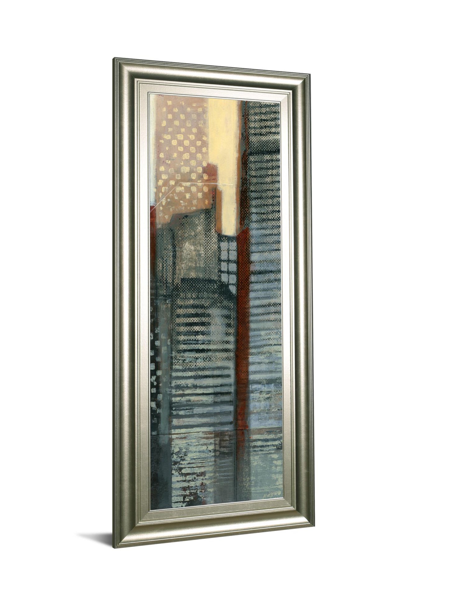 Urban Landscape V By Norman Wyatt - Framed Print Wall Artt - Dark Gray