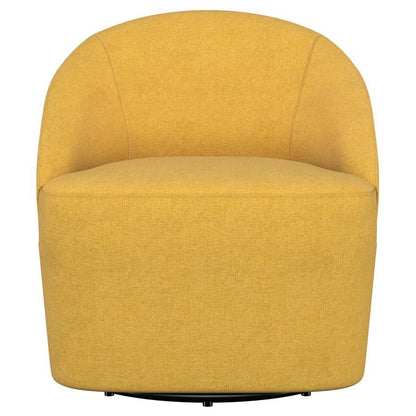 Leon - Upholstered Barrel Accent Swivel Chair Coaster Fine Furniture