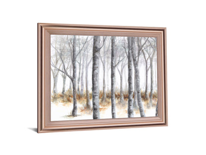 Whispering Silver Woods - 28" x 34" Framed Wall Art