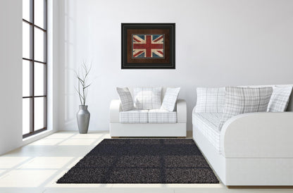 Union Jack By Avery Tillman - Framed Print Wall Art - Red