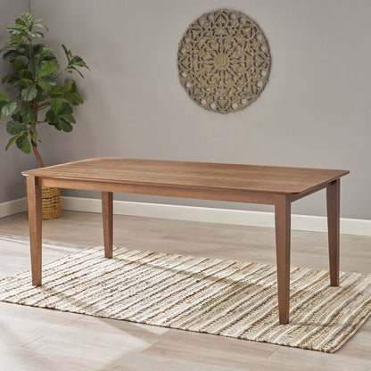 Farmhouse Charm Dining Table With Square Leg Noble House