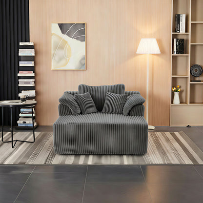 Chaise Lounge Chair, Deep Seat Sleeper Couch For Living Room Home Essentials