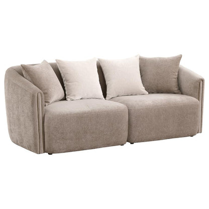 Townsend - Chenille Upholstered Sofa Set CoasterEveryday