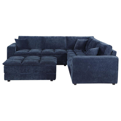 Atlantic - Upholstered Modular Sectional Sofa With Ottoman Coaster Fine Furniture
