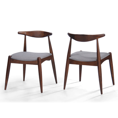Dining Chairs With Ergonomic Backrest & Comfort Cushions (Set of 2) Noble House
