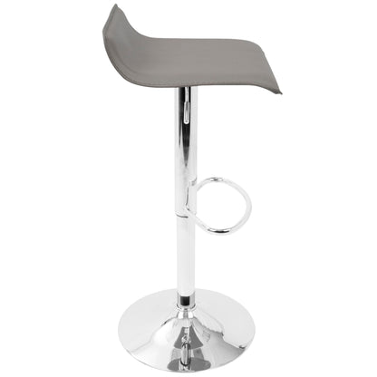 Ale - Contemporary Adjustable Barstool (Set of 2) Lumi Source