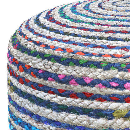 Margo - Handcrafted Round Pouf Simpli-Home