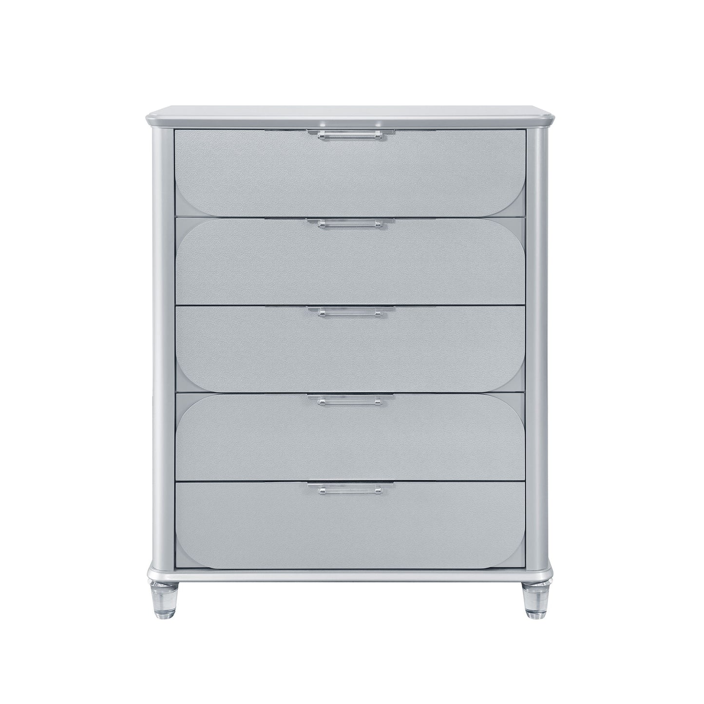 Laura - Chest And Bun Feet - Silver Global Furniture USA