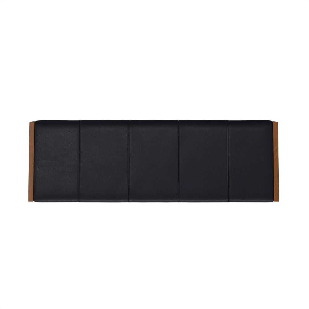 Anya - Ottoman Bench - Black Simpli-Home