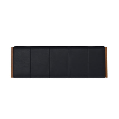 Anya - Ottoman Bench - Black Simpli-Home