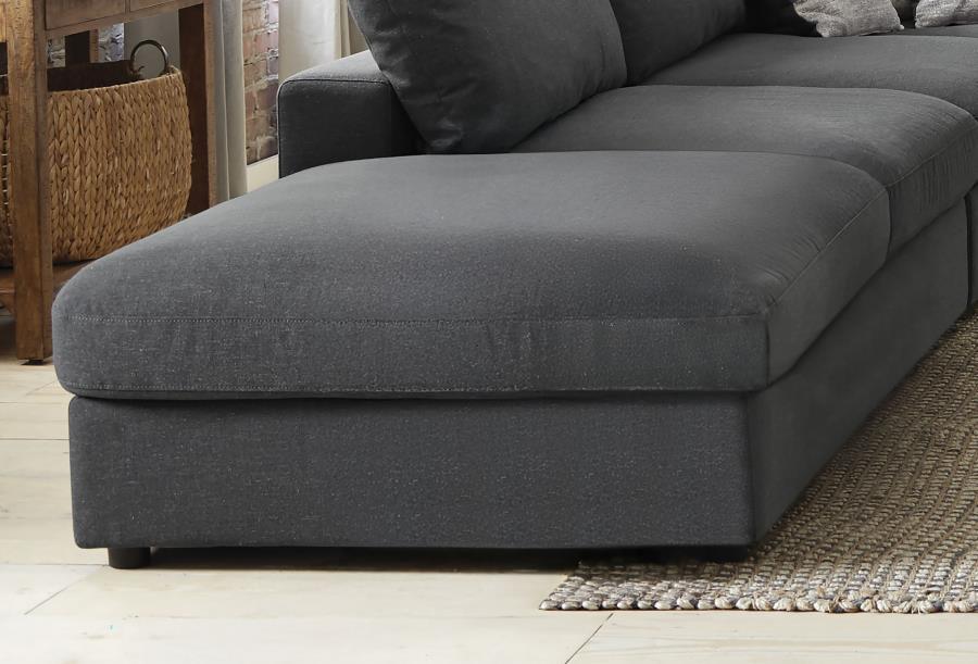 Serene - Square Upholstered Ottoman CoasterEssence
