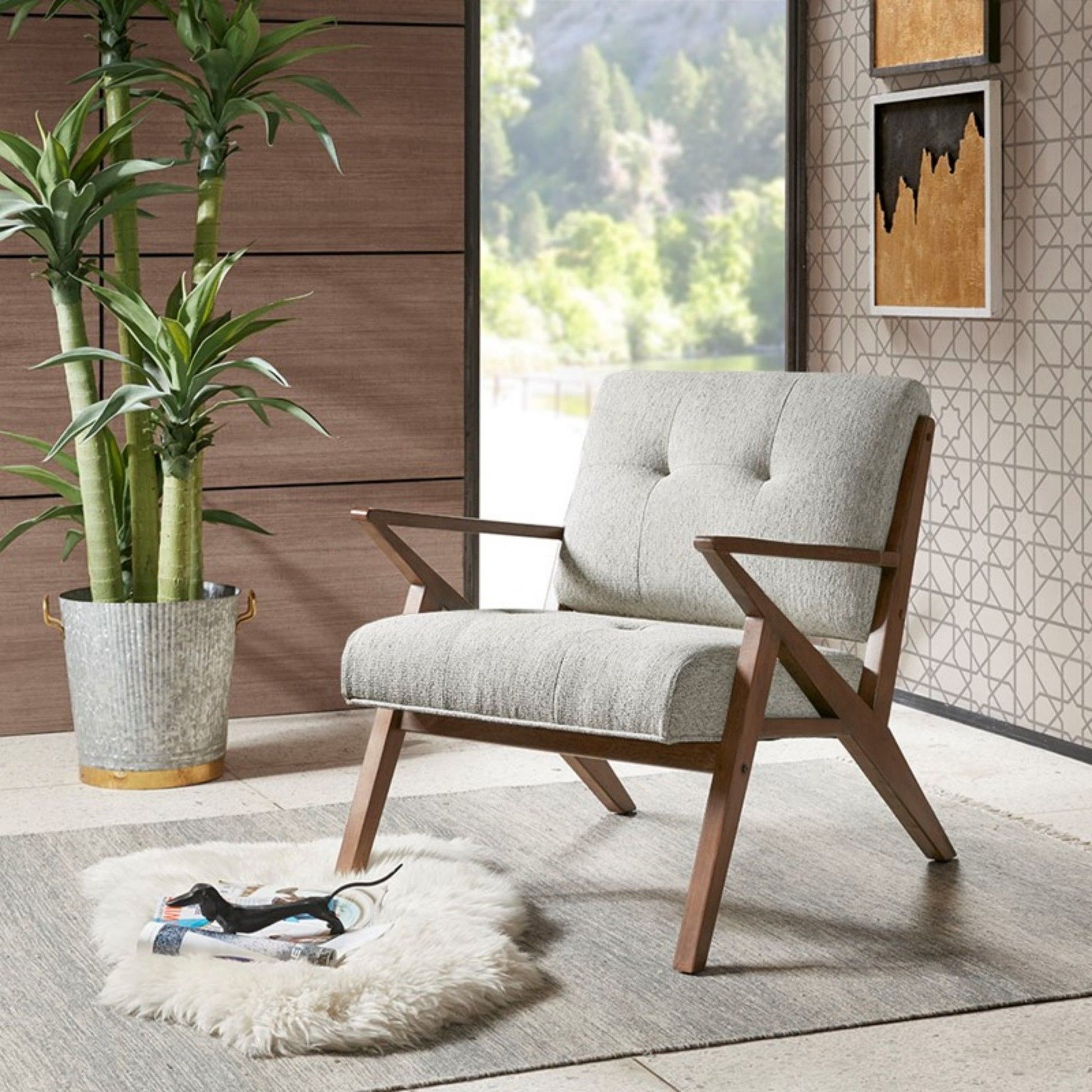 Rocket - Lounge Chair - Light Gray JLA
