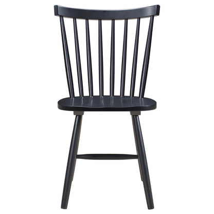 Hollyoak - Windsor Wood Dining Side Chair (Set of 2) - Black Coaster Fine Furniture