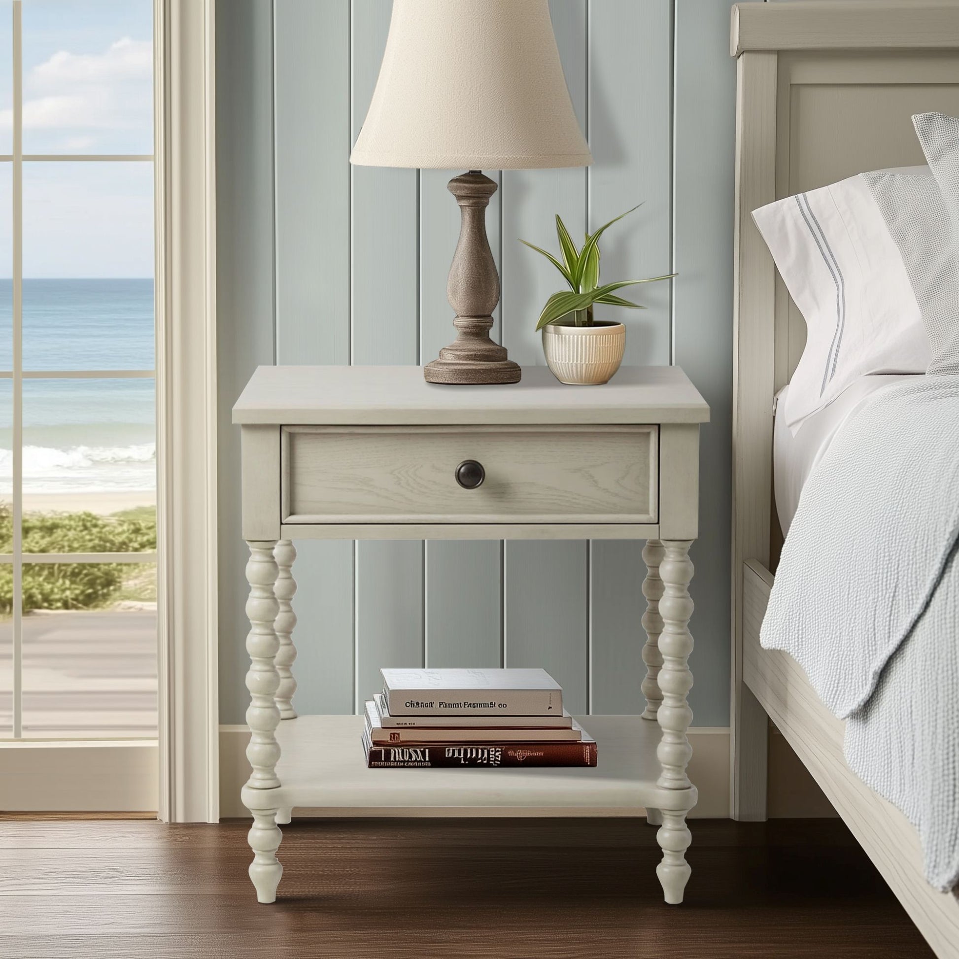 Beckett - Nightstand - Natural Madison Park Signature