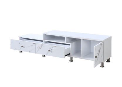 Tessa - TV Stand - White Crown Mark