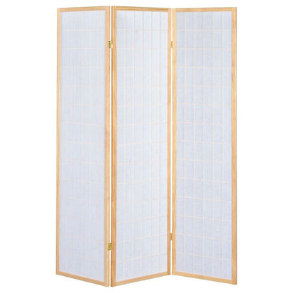 Carrie - 3-Panel Room Divider Folding Shoji Screen CoasterEveryday