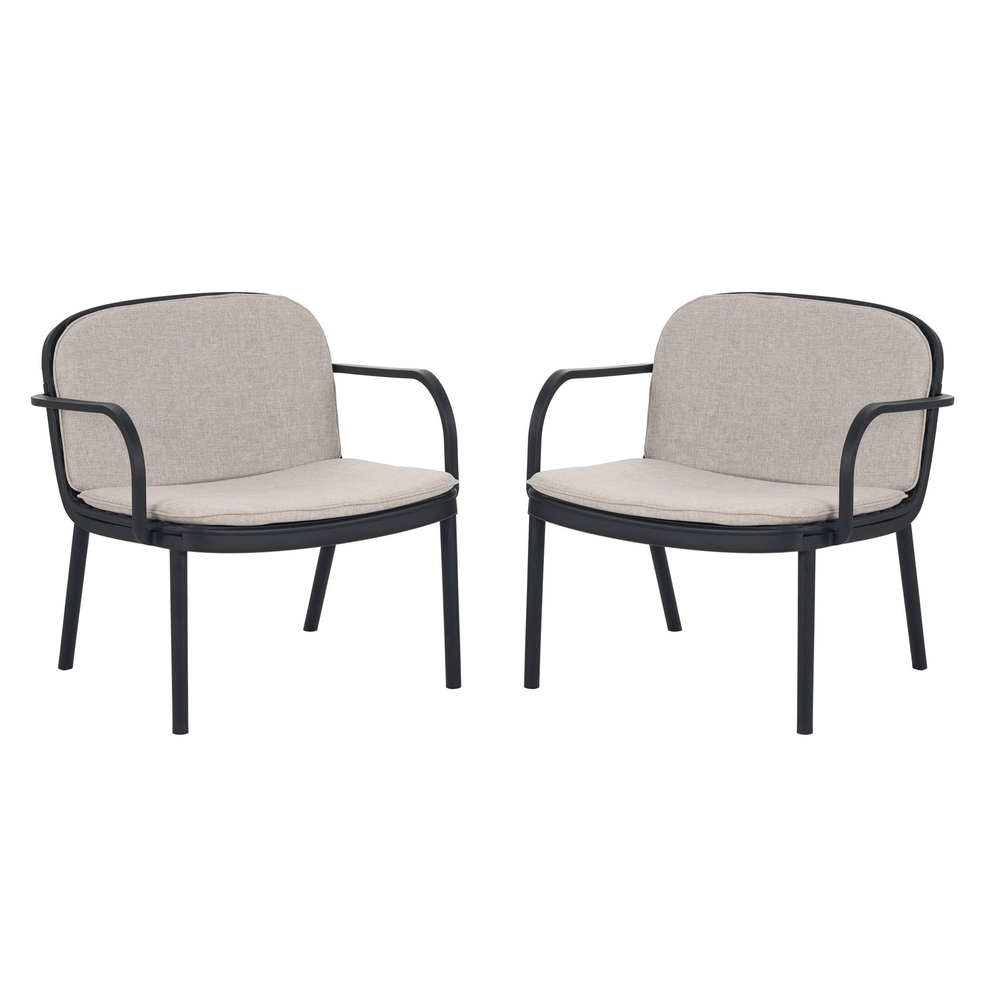 Luna - Outdoor Club Chair (Set of 2) Noble House