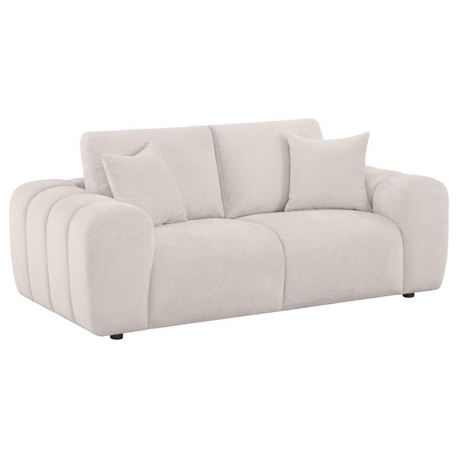 Burnett - Chenille Upholstered Sofa Set Coaster Fine Furniture