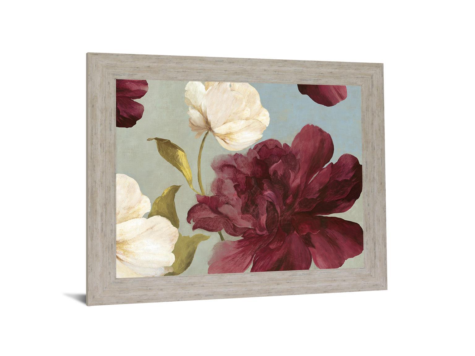 Wine Blossom Drift - 28" x 34" Framed Wall Art Classy Art