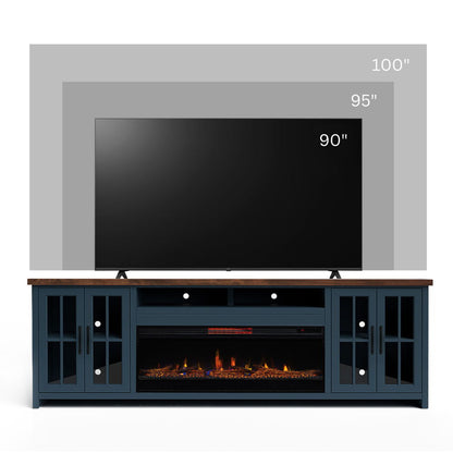 Nantucket - 74" Fireplace TV Stand Console Legends