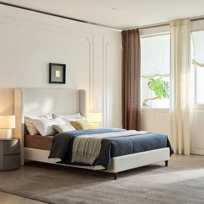 Harper - Tall Headboard Upholstered Bed With Elegant Simplicity House & Home Furniture