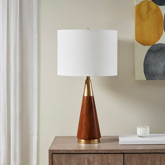 Chrislie - Table Lamp - Gold / Brown