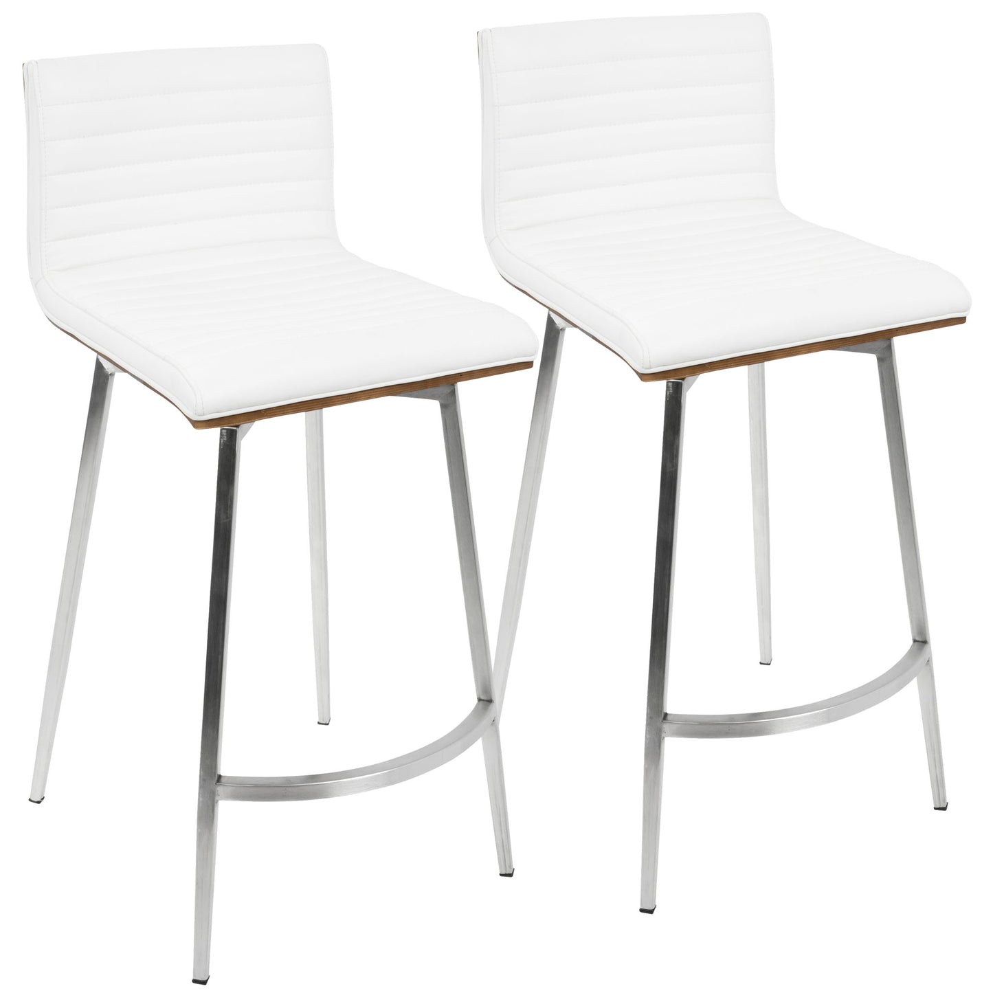 Mason - Contemporary Swivel Counter Stool (Set of 2) Lumi Source