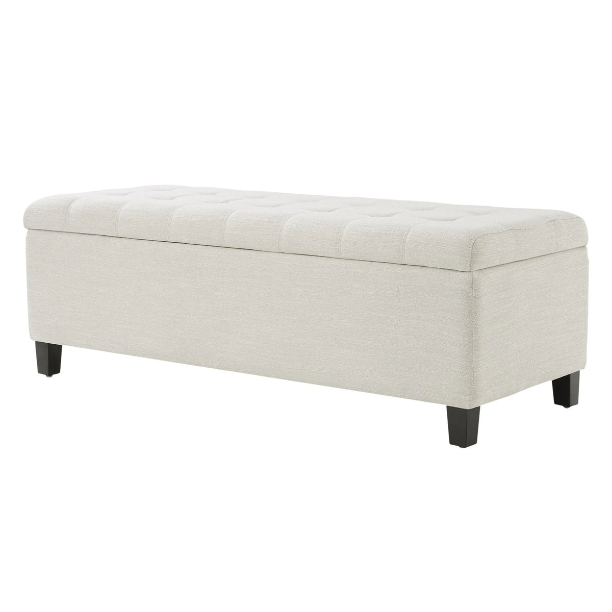 Upholstered Storage Ottoman Bench Noble House