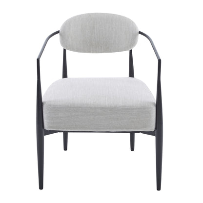 Modern Upholstered Accent Armchair With Pocket Spring Seat Noble House