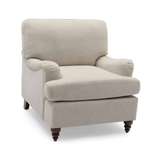 Candor - Arm Chair With English Roll Arms Home Essentials