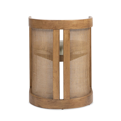 Lilith - Curved Upholstered Dining Chair, Stain Resistant High - White Pepper Jennifer Taylor Home