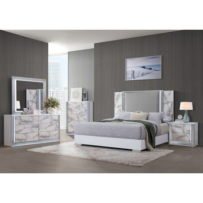 Moon - Marble Buffet - White Global Furniture USA