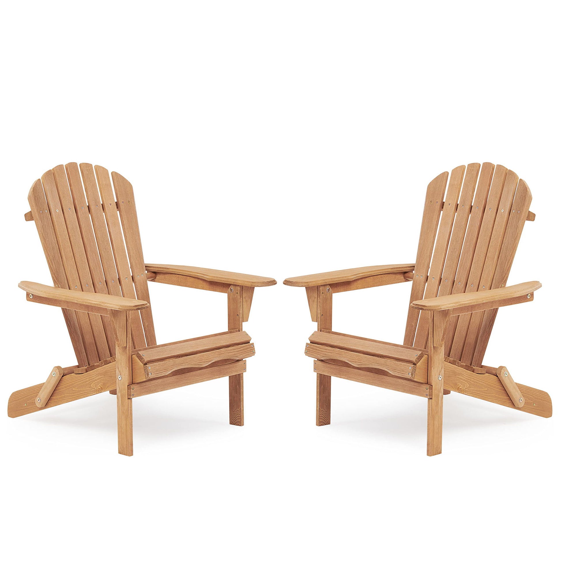 Lounge Patio Chair For Garden Outdoor Wooden Folding Adirondack Chair (Set of 2) Solid Cedar Wood Lounge Patio Chair For Garden Home Essentials