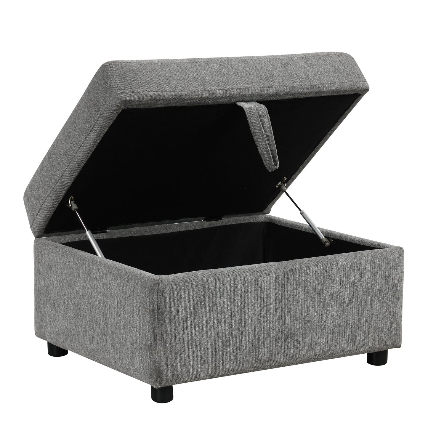 Movable Storage Ottoman Footrest For Living Room Hearth and Haven