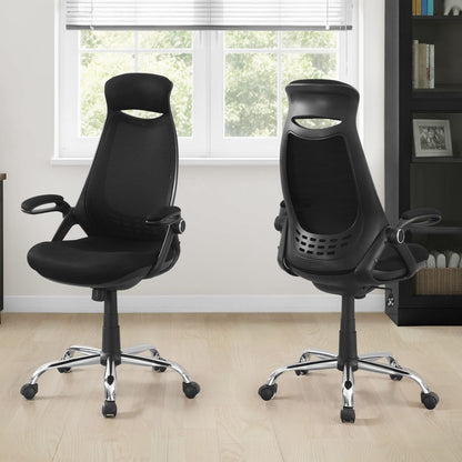 Office Chair, Adjustable Height, Swivel, Ergonomic, Armrests, Contemporary & Modern 8th Street