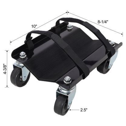Heavy Duty Snowmobile Dolly With V Slide And Swivel Casters Steel, 1500Lbs Capacity Daily Nest