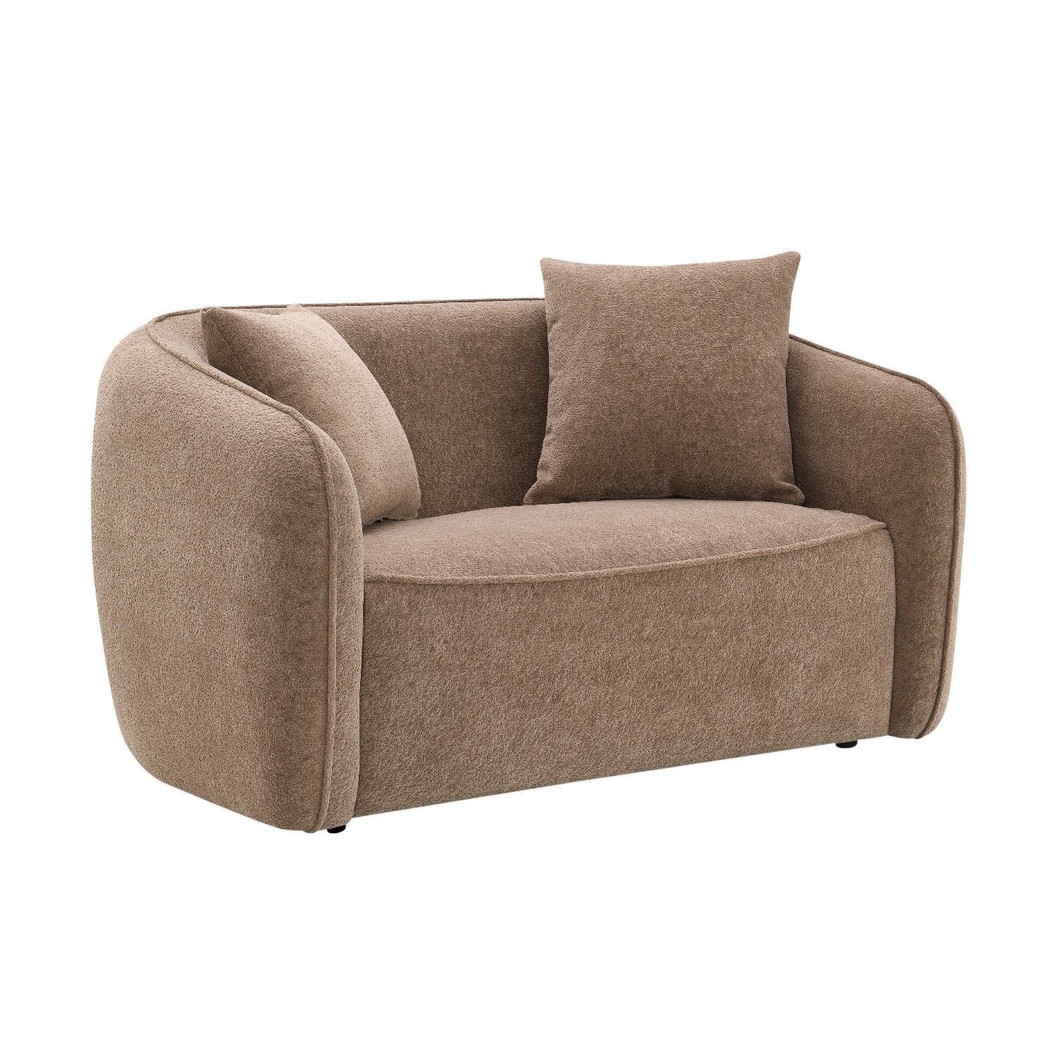Keith - Loveseat With 2 Matching Color Toss Pillows Acme