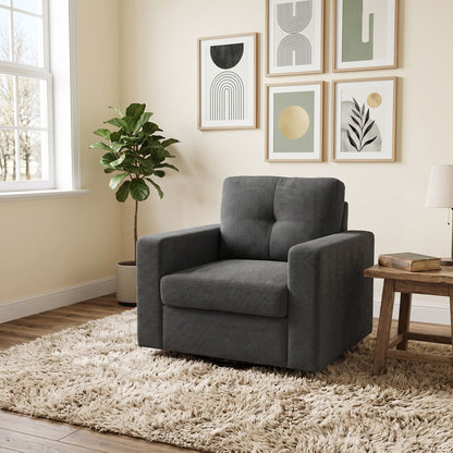 360 Degree Rotation Single Sofa Chair For Living Room Home Essentials