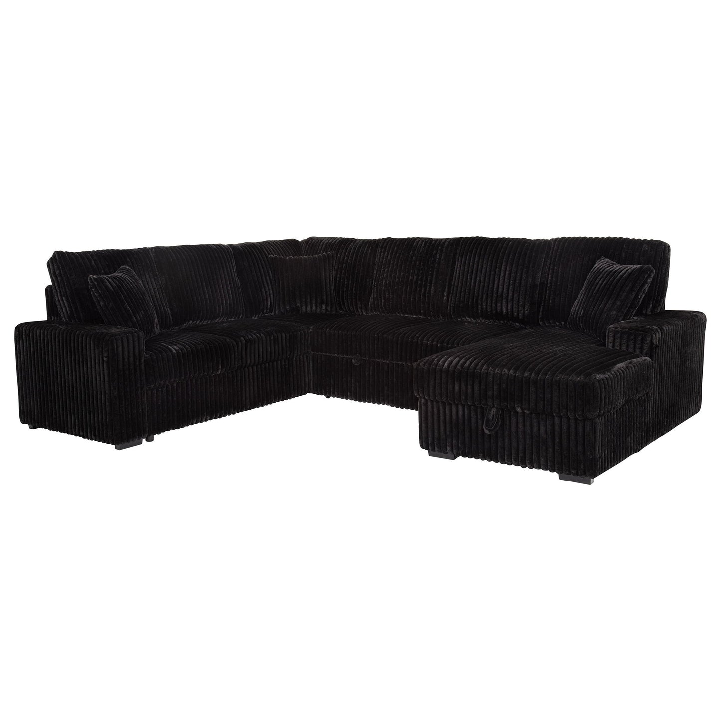 Thurston - Storage Sectional Sofa With Pop Up Bed Furniture Max